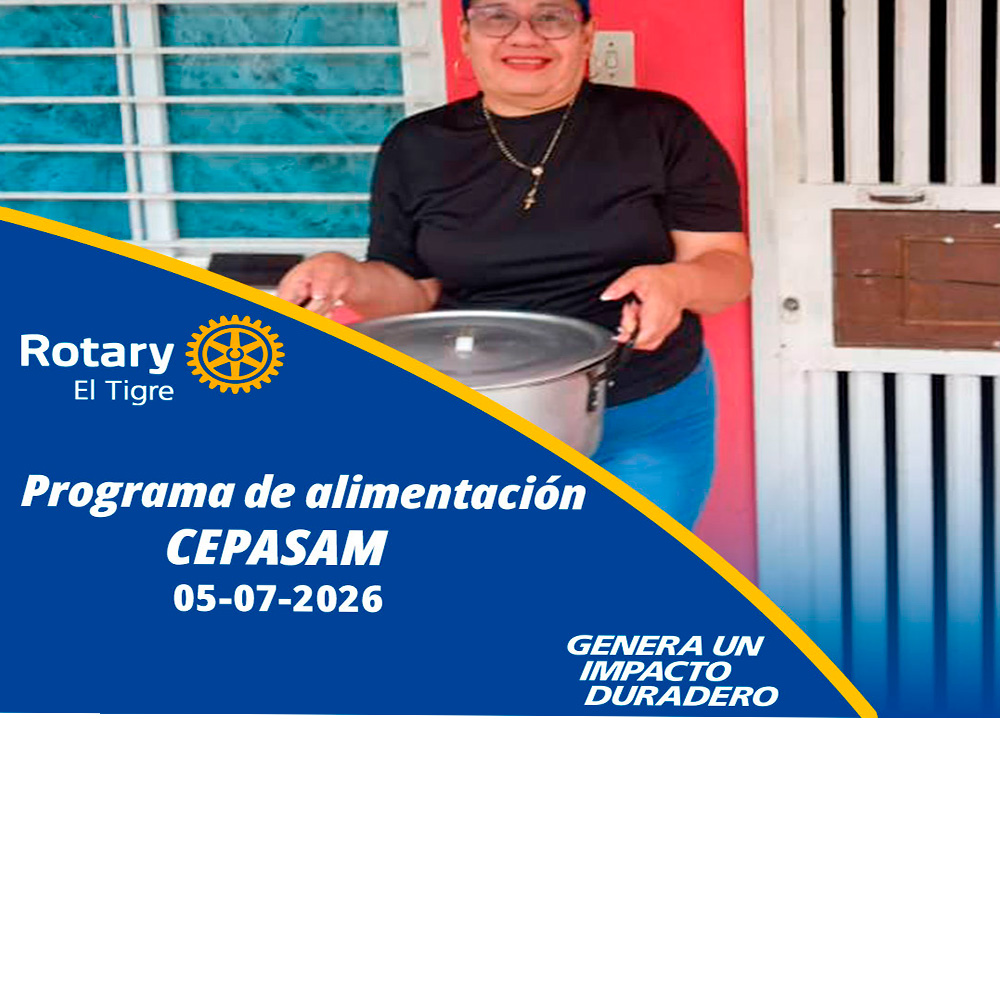 Programa de alimentación CEPASAM de Rotary El Tigre